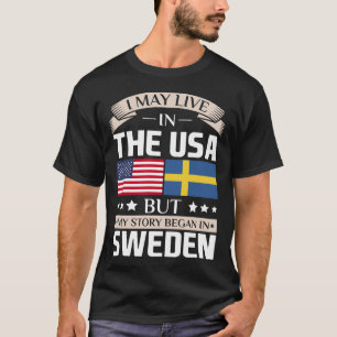 Kann in USA-Geschichte leben anfing im T-Shirt