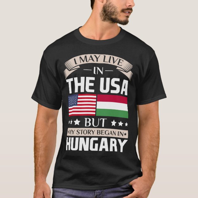 Kann in USA-Geschichte leben anfing in T-Shirt (Vorderseite)