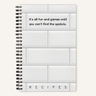 Kann kein Spatula-Rezept finden? Notizbuch