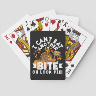 Kann keinen weiteren Bissen essen Oh schau Pie Lus Spielkarten