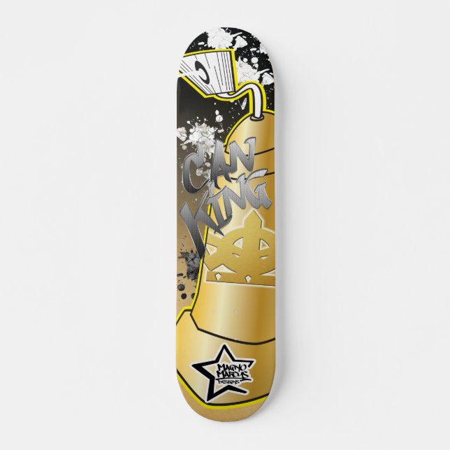 Kann König Graffiti Skateboard (Vorne)