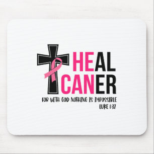 Kann Krebs heilen Christliche Krebserkrankung Mousepad