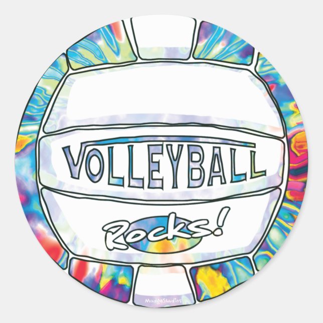 Kann man die IT-Gefärbte Krawatte ändern? Runder Aufkleber (Vorderseite)