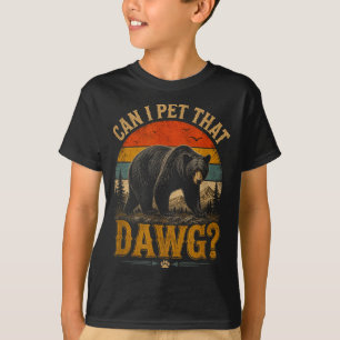 Kann man dieses Hundetier lustiger Bärenliebhaber- T-Shirt
