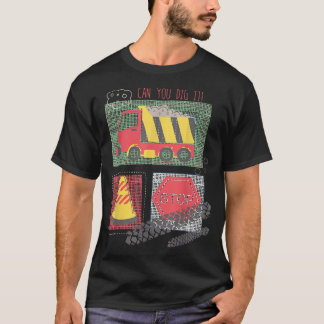 Kann man es bauen LKW Boy Man Vater Birt? T-Shirt