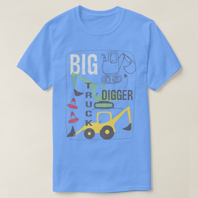 Kann man es bauen LKW Boy Man Vater Birt? T-Shirt (Design vorne)