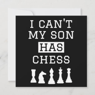 Kann mein Sohn keinen witzigen Schach-Vater haben? Einladung