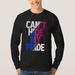 Kann meine stolze Bisexuelle Fahne lgbtq Bisexuali T-Shirt