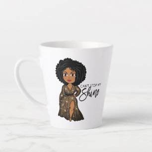 Kann meinen Shine nicht aufhalten - Ebony Latte Ta Milchtasse