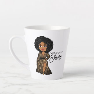 Kann meinen Shine nicht aufhalten - Ebony Latte Ta Milchtasse