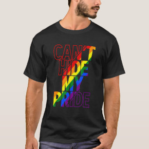 Kann meinen Stolz LGBTQ Gay Pride Flag Rainbow L n T-Shirt