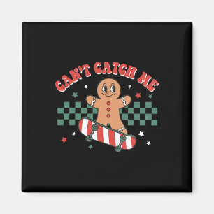 Kann mich nicht erwischen Groovy Weihnachten Lebku Magnet