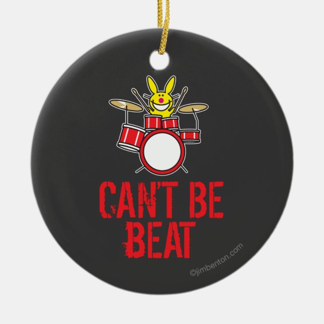 Kann mich nicht schlagen keramik ornament (Vorne)