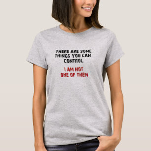 Kann mir nicht Kontrolle geben - leichtes Shirt