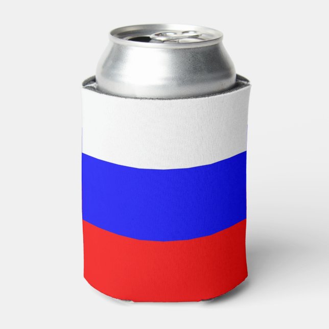 Kann mit der Flagge Russlands kühlen Dosenkühler (Kanne Vorderseite)