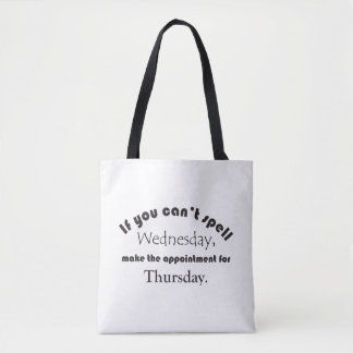 Kann Mittwoch nicht den Zauber "Inspiration Tote B Tasche
