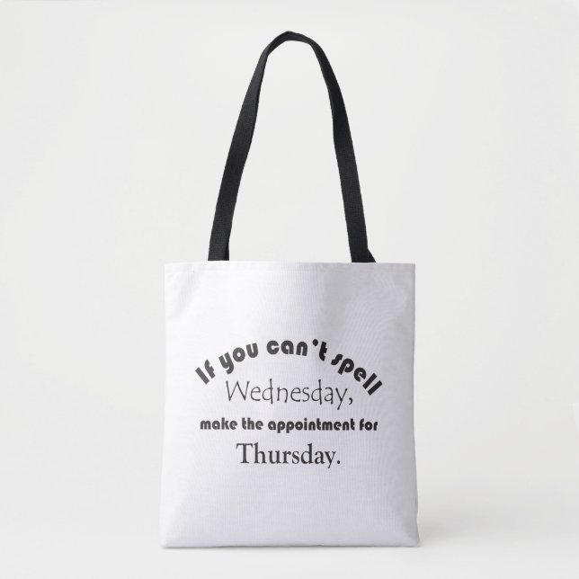 Kann Mittwoch nicht den Zauber "Inspiration Tote B Tasche (Vorderseite)