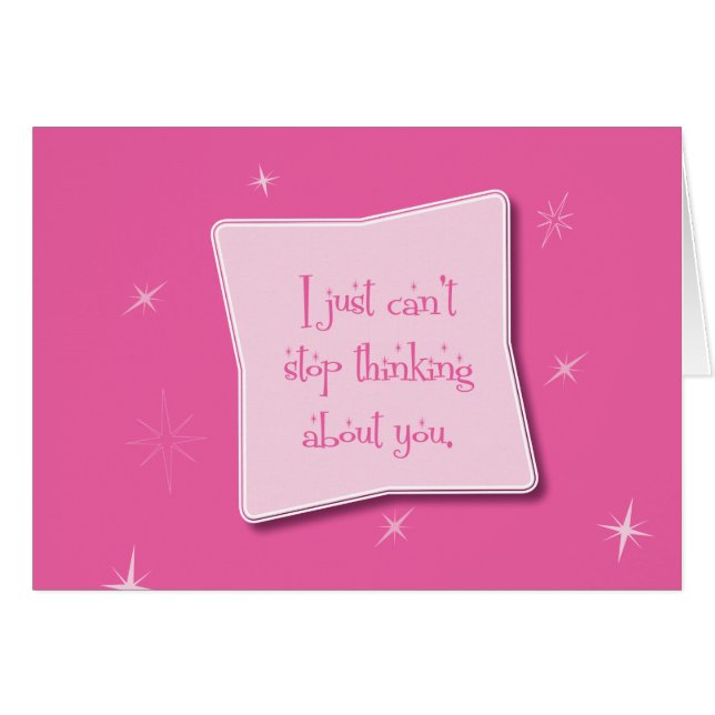 Kann nicht an, Sie zu denken stoppen (Vorderseite (Horizontal))