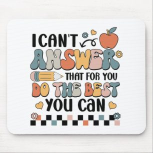 Kann nicht antworten, dass Sie das Beste tun, was Mousepad