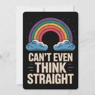Kann nicht einmal einen geraden LGBTQ-Gay Pride al Einladung