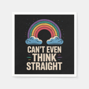 Kann nicht einmal einen geraden LGBTQ-Gay Pride al Serviette