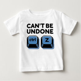 Kann nicht mit Strg + z Baby T-shirt