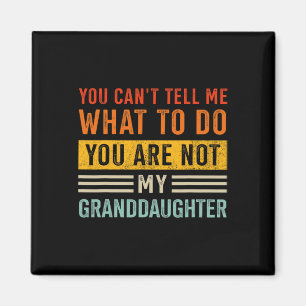 Kann nicht sagen, was nicht Grandtochter für Opa F Magnet