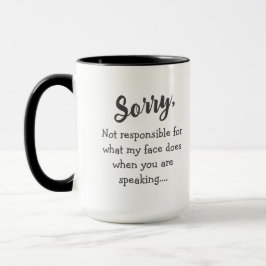Kann nicht verantwortungsvoll lustig gehalten werd tasse