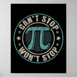Kann Pi nicht aufhalten, Mathematiker zu stoppen Poster