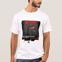 Kann spontan über Rottweilers sprechen T-Shirt