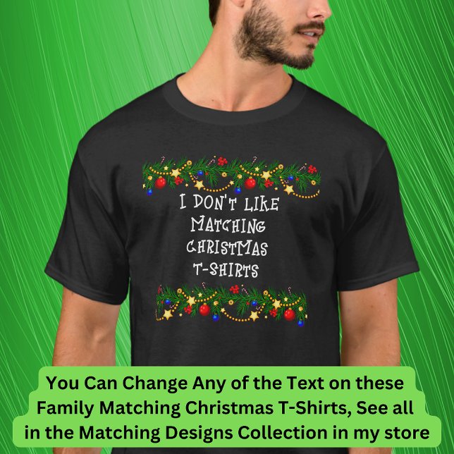 Kann Text bearbeiten, ich mag es nicht, Familienmä T-Shirt (Von Creator hochgeladen)