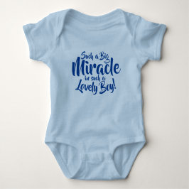 Kann Text so ein großes Wunder im lieblichen Junge Baby Strampler