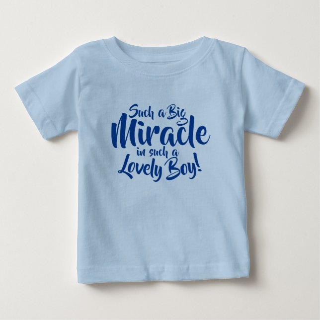 Kann Text so ein großes Wunder im lieblichen Junge Baby T-shirt (Vorderseite)