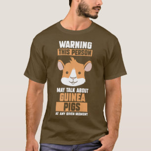 Kann über Guinea Schweine Premium sprechen T-Shirt