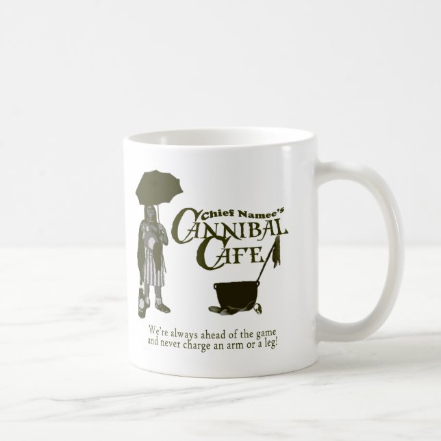 Kannibale-Café-Tasse Kaffeetasse (Rechts)
