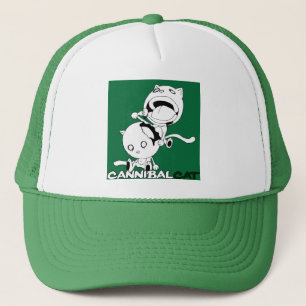 Kannibale-Katzen-Grün Truckerkappe