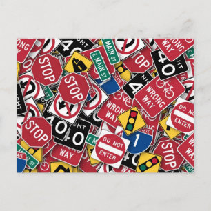 Kannst du die Zeichen nicht lesen? Postkarte