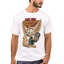 Kannst du diesen lustigen Fennec-Fuchs-Stickerei-S