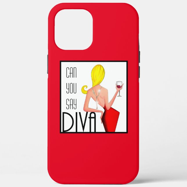 "Kannst du DIVA sagen?" Case-Mate iPhone Hülle (Rückseite)