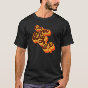 Kannst du es Vintagen Retro-70er würfeln? T-Shirt