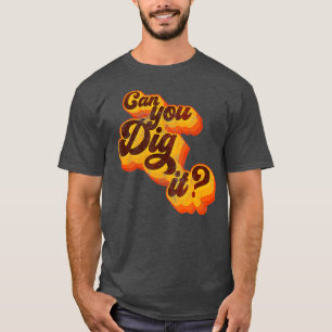 Kannst du es Vintagen Retro-70er würfeln? T-Shirt