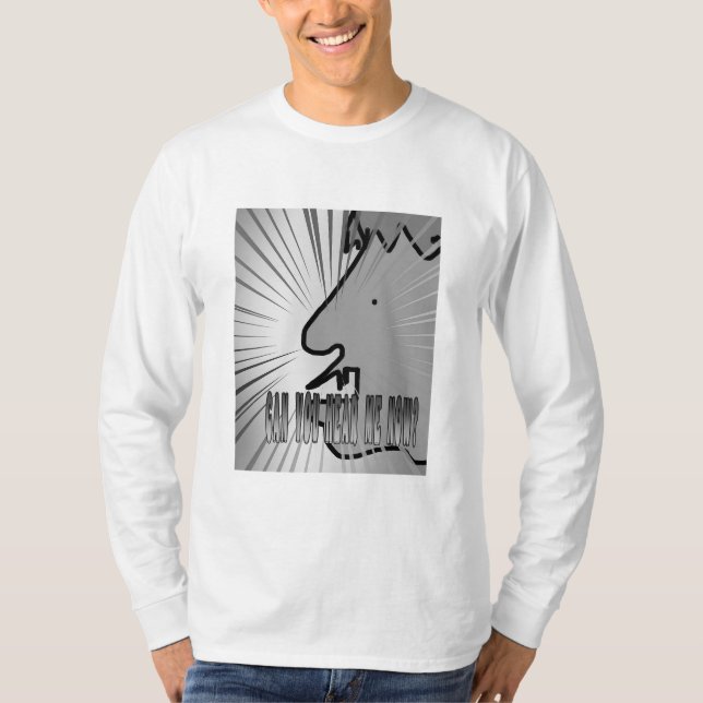 Kannst du mich jetzt grauskalige Langschläfer in S T-Shirt (Vorderseite)