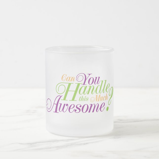 Kannst du so Phantastisch umgehen? Mattglastasse (Mittel)