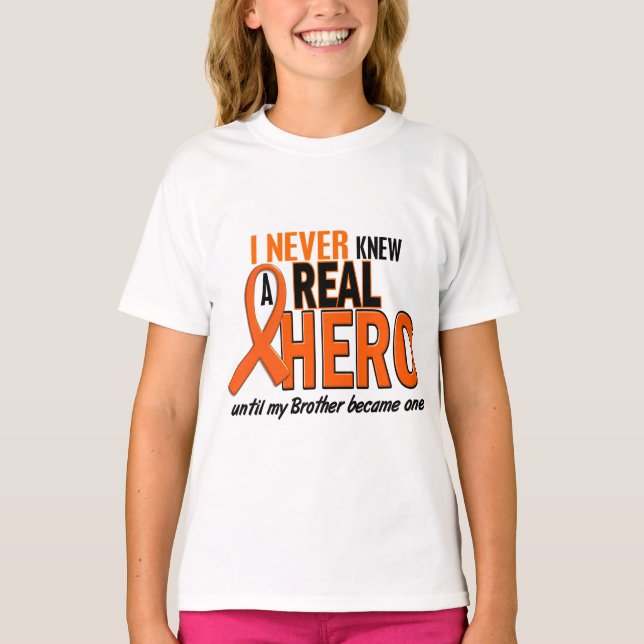 Kannte nie eine Held 2 ORANGE (Bruder) T-Shirt (Vorderseite)