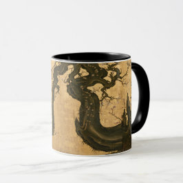 Kano Sansetsu "alte Pflaume " Tasse