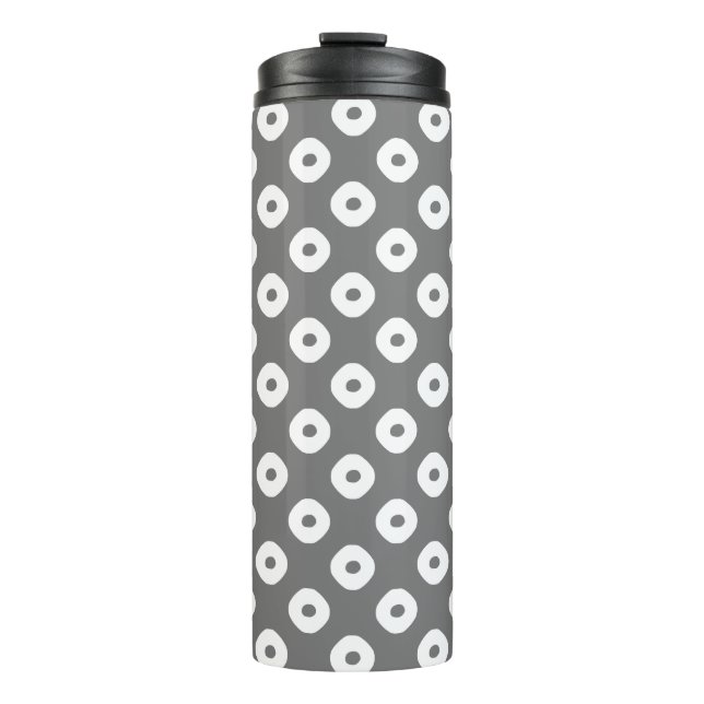 "Kanoko" Fawn Spot Muster weiß Thermosbecher (Vorderseite)