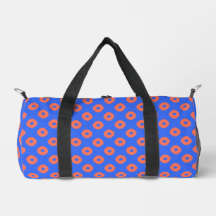 Kanoko" Fawn Spot Pattern Salmon Pink Duffle Bag
