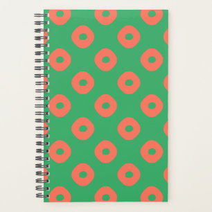 "Kanoko" Fawn Spot Pattern Salmon Pink Planer