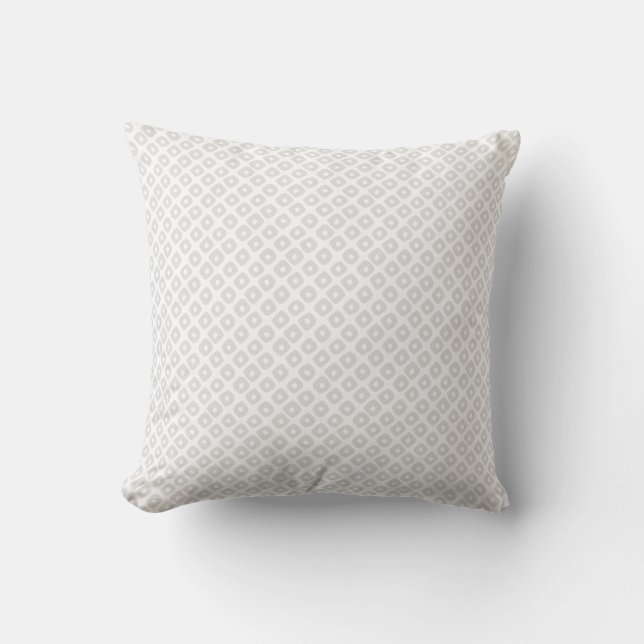 Kanoko [gray] - Japanese Traditional Pattern Kissen (Vorderseite)