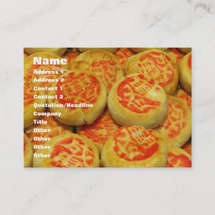 Kanom Pia ข น ม เ ย ะ ~ asiatische Sü Visitenkarte